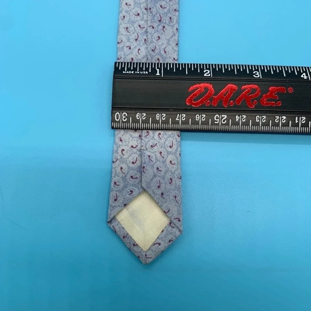 Enrico Guccini Men's Light‎ Blue Dress Tie All Silk Classic Necktie